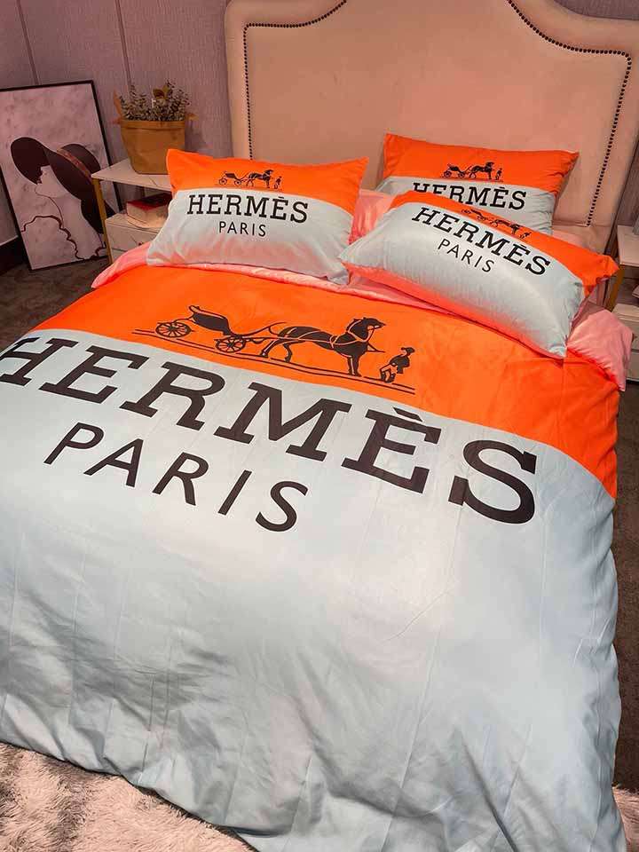 Hermes シルク布団カバー